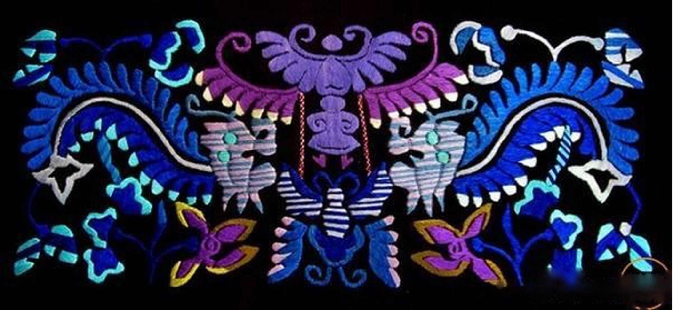 Paper Cutout Style Needlework